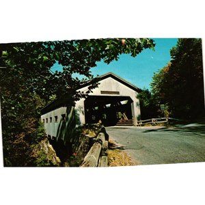 Covered Bridge Mohawk Trail North Adams Greenfield Massachusetts Postcards